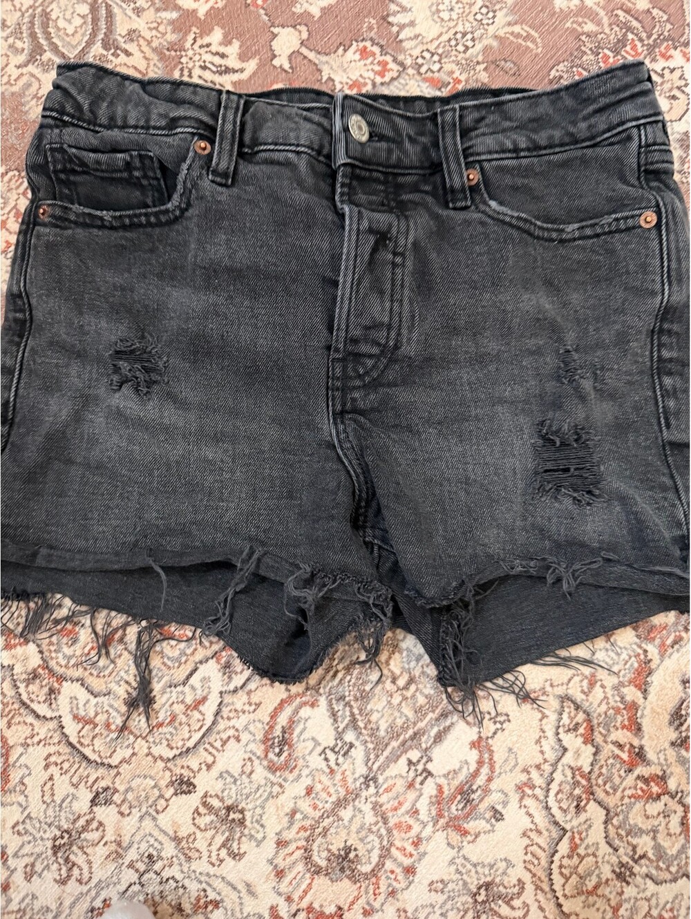 Old Navy High Rose OG Straight Jean Shorts
